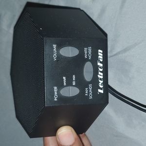 Lectro Fan  (Black, Soundmachine) *Comes with adapter*
